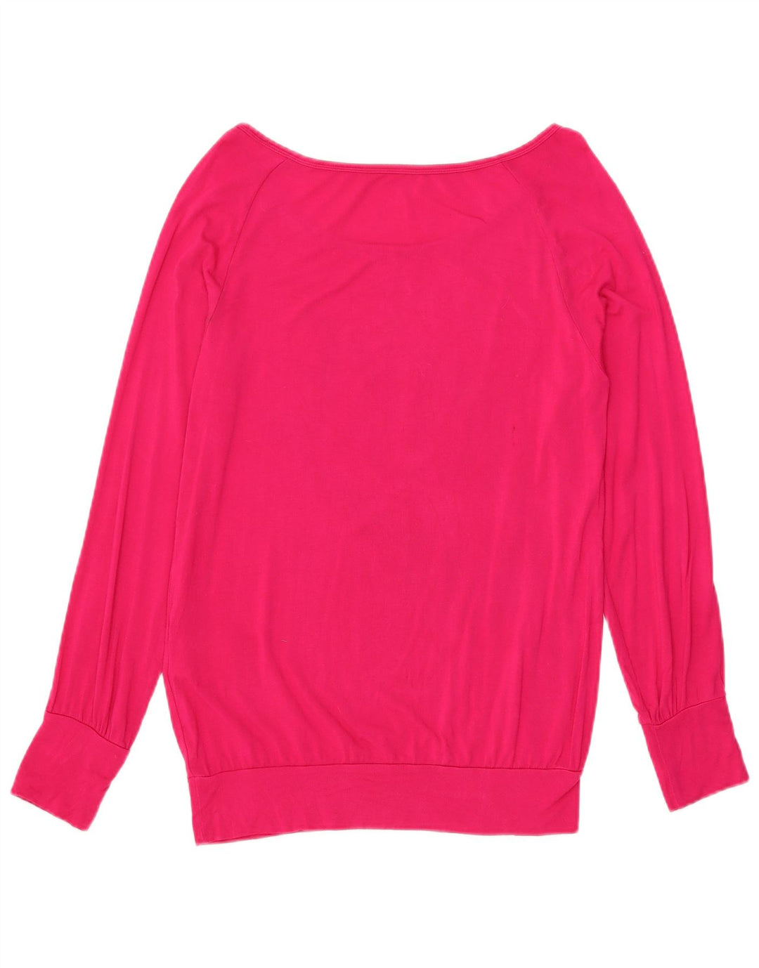Nike Womens Graphic Top Langarm UK 14 Mittelrosa Viskose