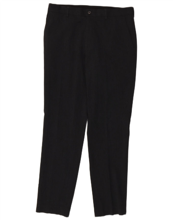 Marks & Spencer Slim-Anzughose für Herren, W32, L31, grau, Polyester