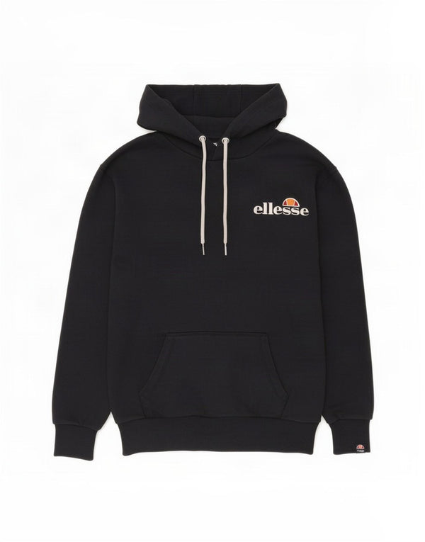 Ellesse Herren-Kapuzenpullover mit Grafik, XS, Marineblau, Baumwolle
