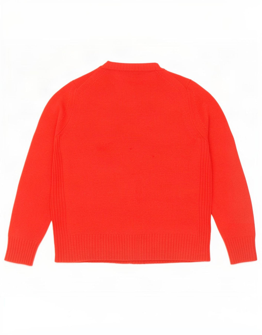 Marks & Spencer Damen-Pullover mit Rundhalsausschnitt, UK 14, Größe L, rote Wolle