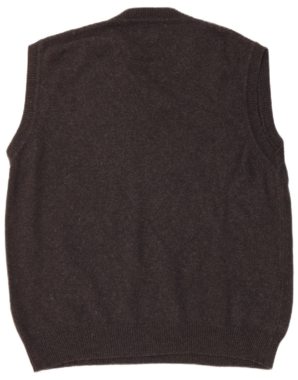 Marlboro Classics Herren Weste Tank Top XL Grau Wolle