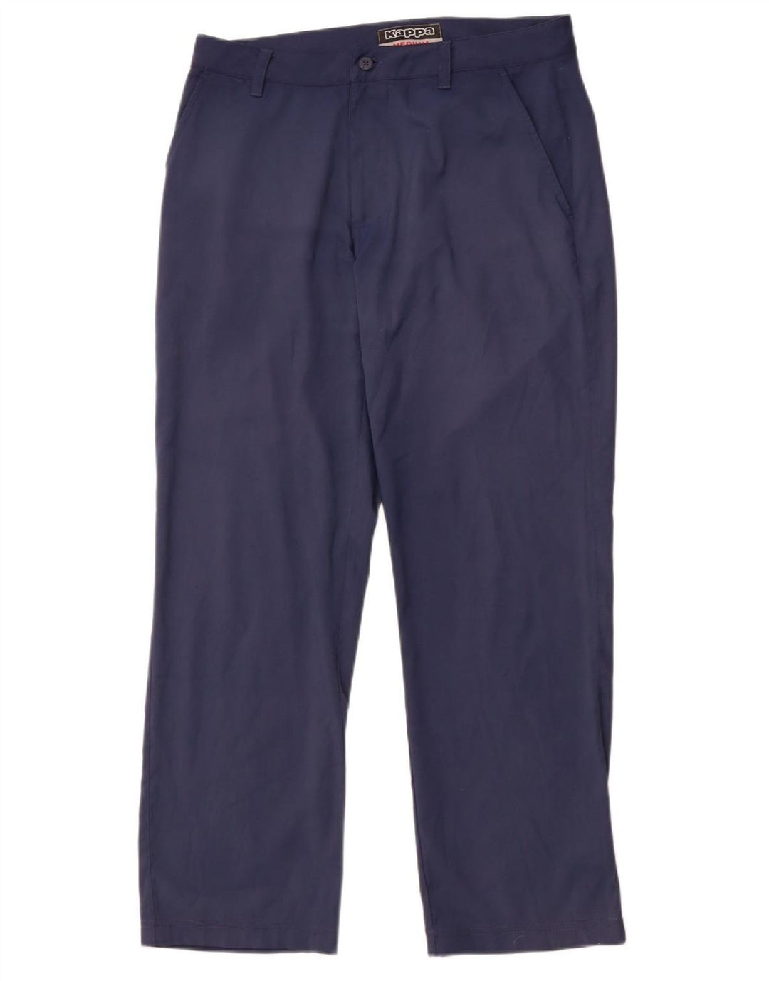 KAPPA Gerade Chino-Hose für Herren, Größe M, W32, L29, Marineblau, Polyester