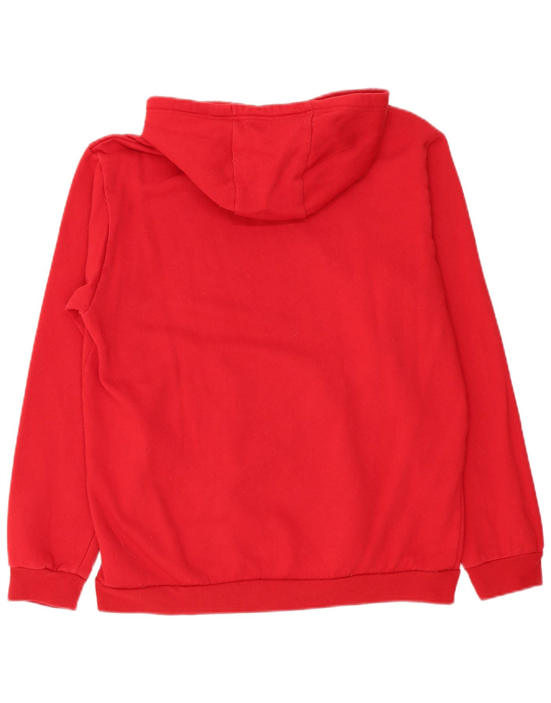 Adidas Herren Kapuzenpullover, groß, aus roter Baumwolle