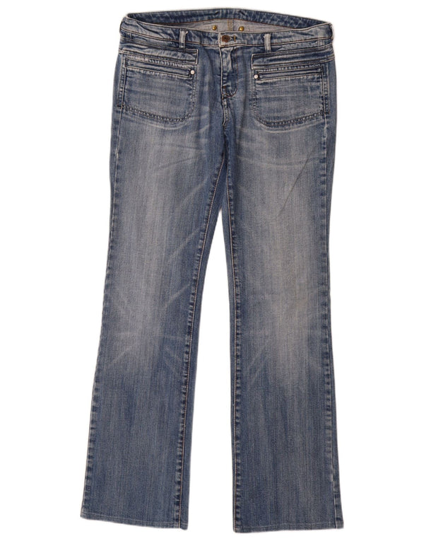 Diesel Bootcut-Jeans für Damen, W31, L33, blaue Baumwolle