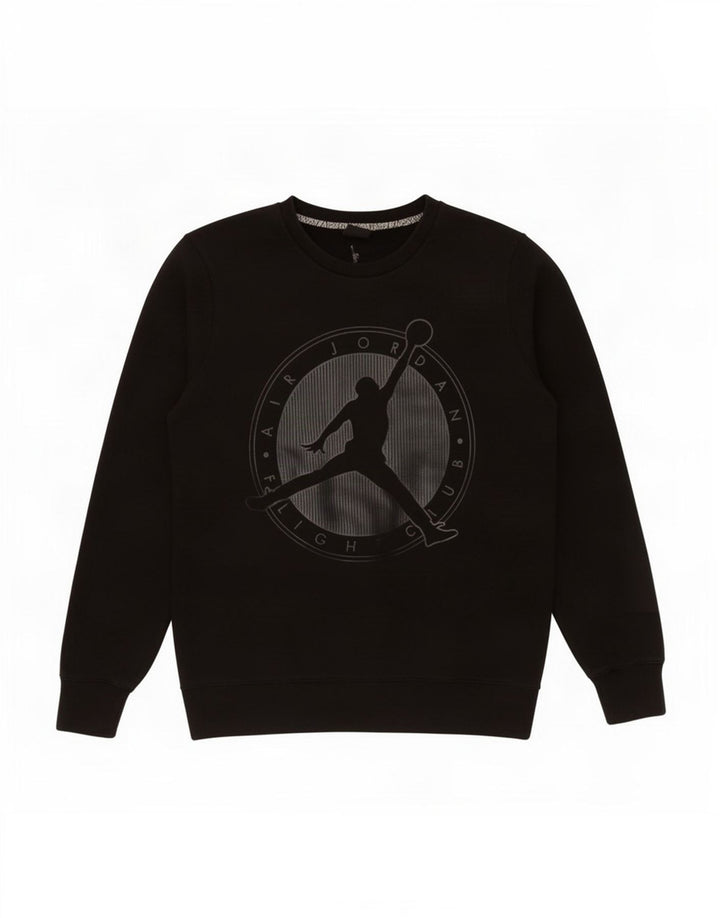 Jordan Herren-Sweatshirt mit Grafik, groß, aus schwarzer Baumwolle