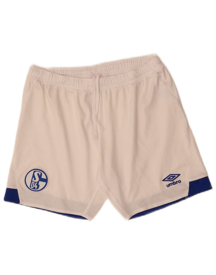 UMBRO Sportshorts für Jungen, 13–14 Jahre, XL, weißes Colourblock-Polyester