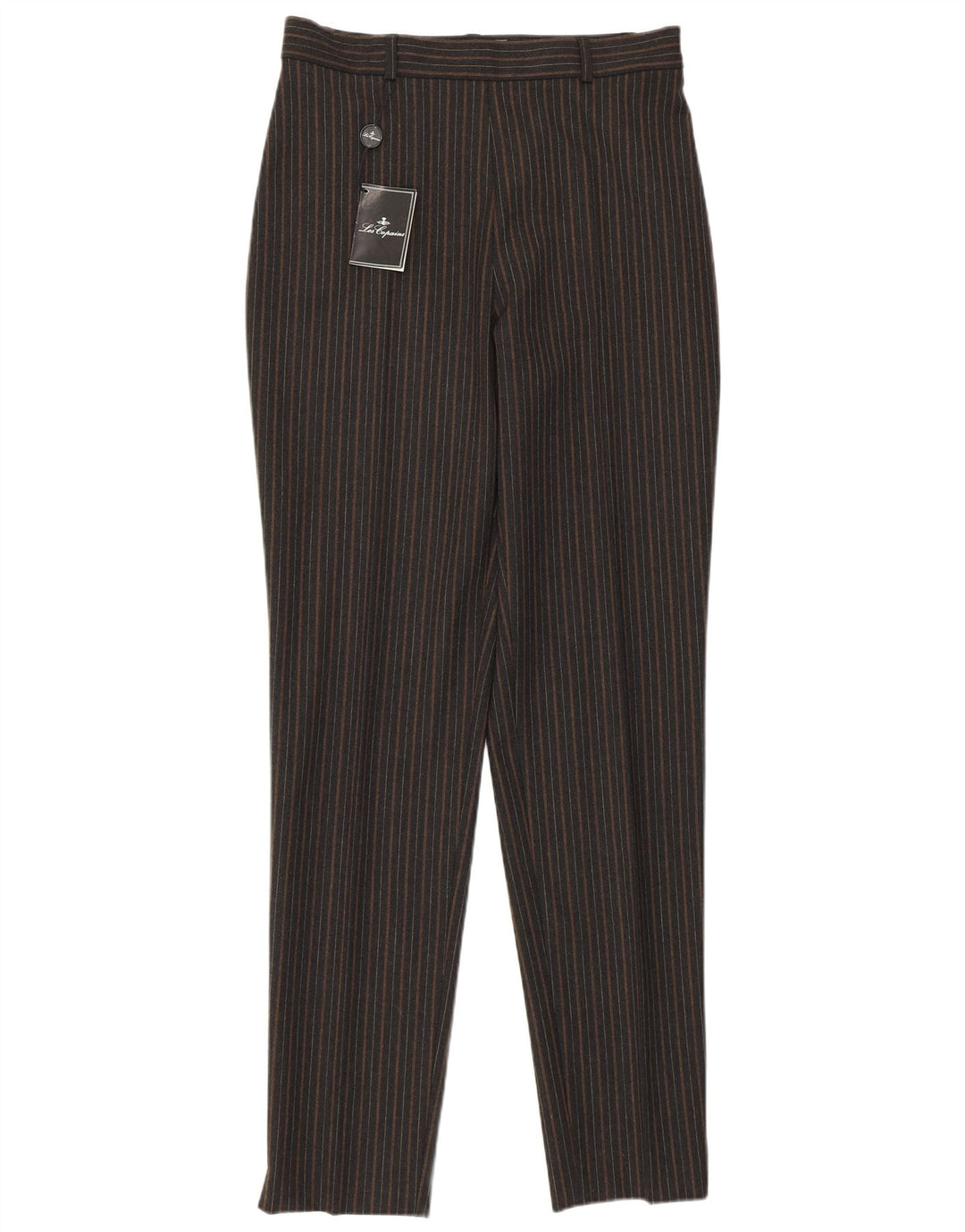 LES COPAINS Damen-Freizeithose mit hoher Taille, IT 46, Größe L, W30, L33, Schwarz