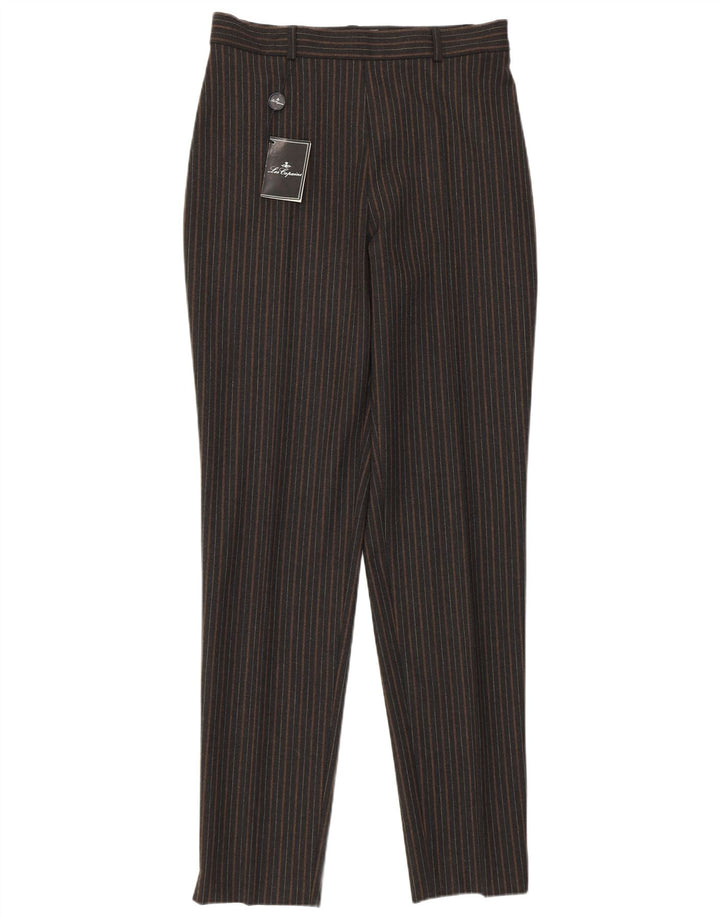 LES COPAINS Damen-Freizeithose mit hoher Taille, IT 46, Größe L, W30, L33, Schwarz