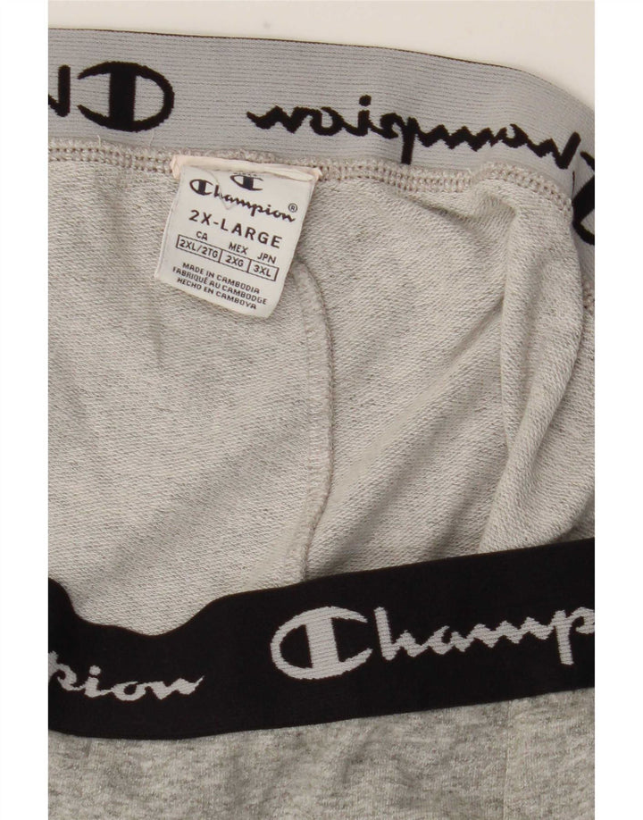 Champion Damen-Trainingshose mit Grafik, 2XL, Grau, Farbblock