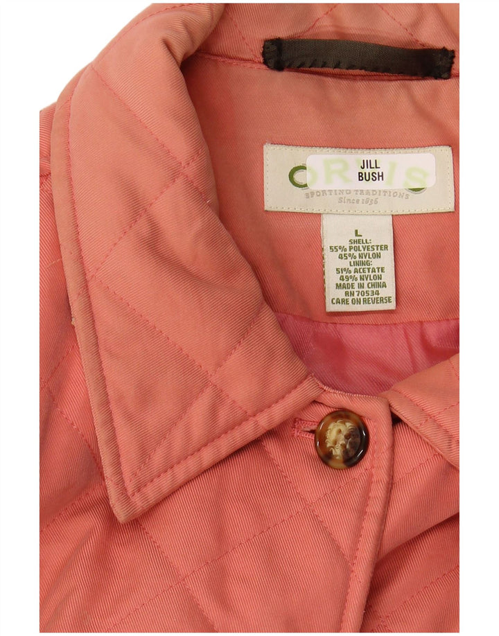 ORVIS Damen Steppjacke UK 16 Large Rosa Polyester