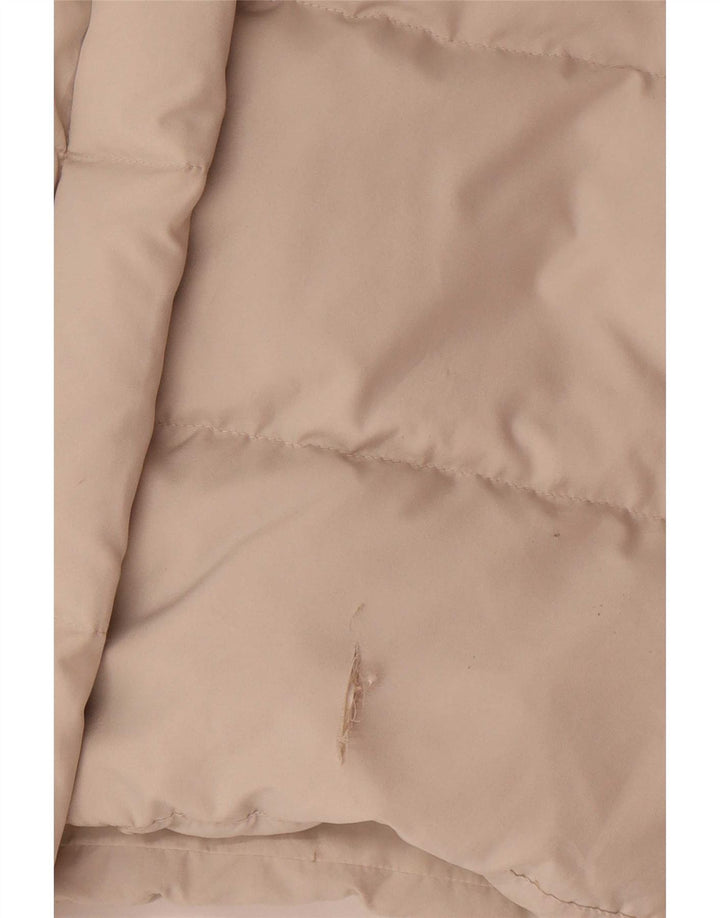 Ellesse Damen Übergroßer gepolsterter Mantel UK 14 Medium Beige Polyester