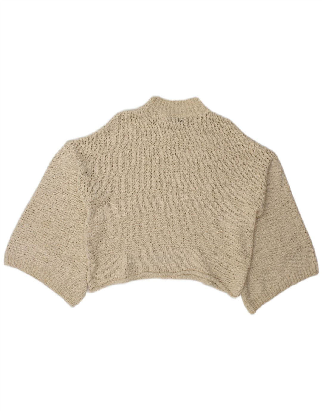 Topshop Damen-Pullover mit Rollkragen, übergroß, Gr. 8, gebrochenes Weiß