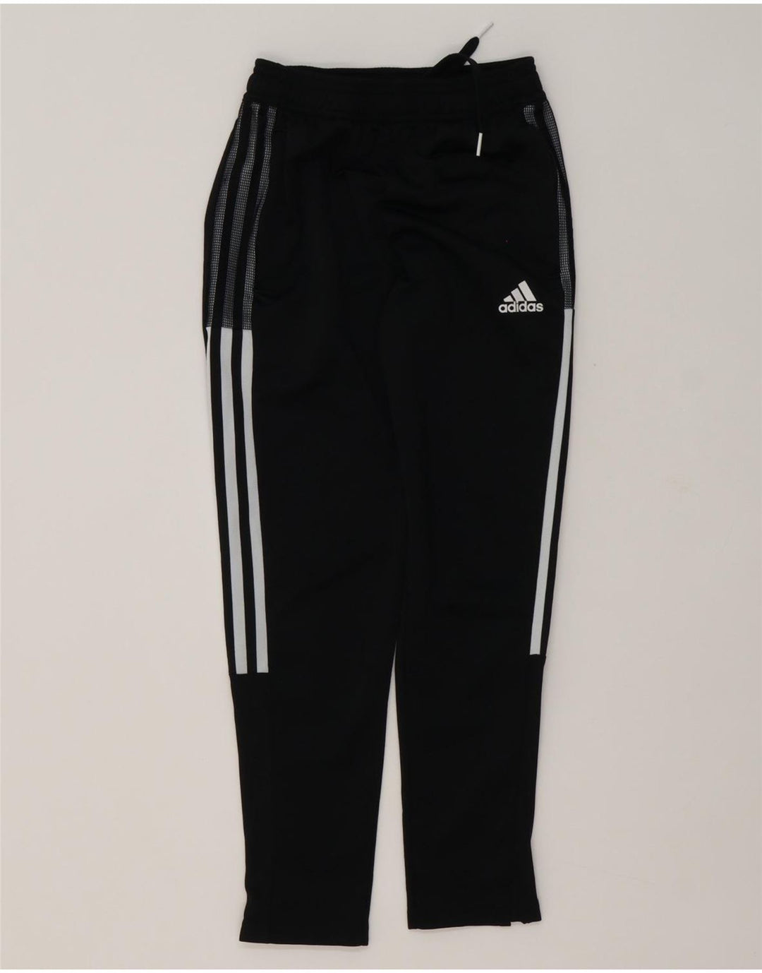 Adidas Trainingshose für Jungen, 9–10 Jahre, schwarzes Polyester