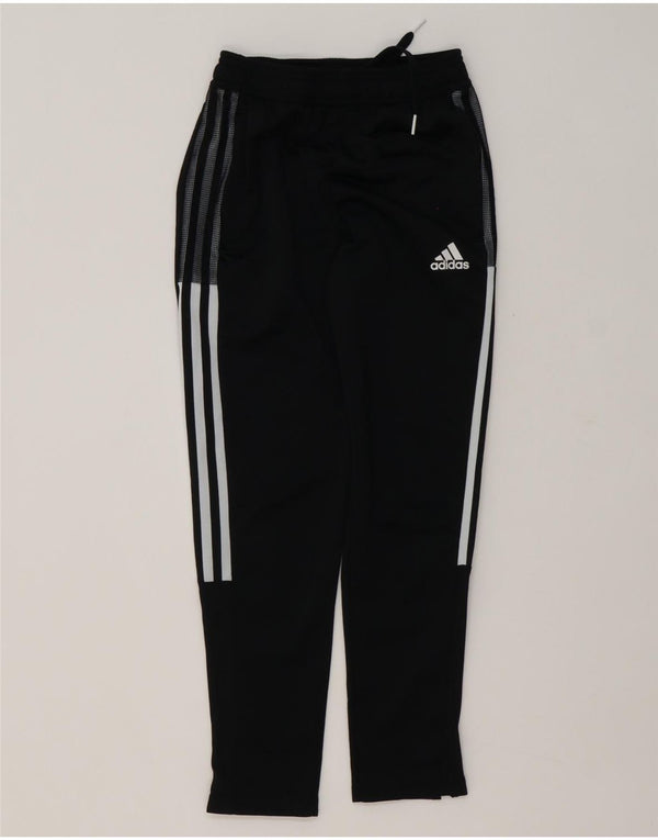 Adidas Trainingshose für Jungen, 9–10 Jahre, schwarzes Polyester