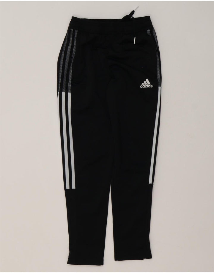 Adidas Trainingshose für Jungen, 9–10 Jahre, schwarzes Polyester