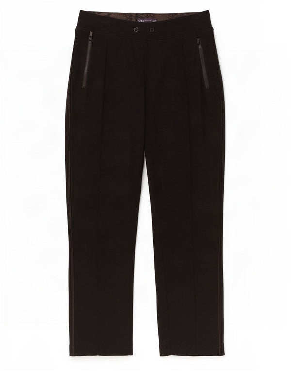 Marks & Spencer Trainingshose für Damen, UK 12, Mittelschwarz mit Tiermuster