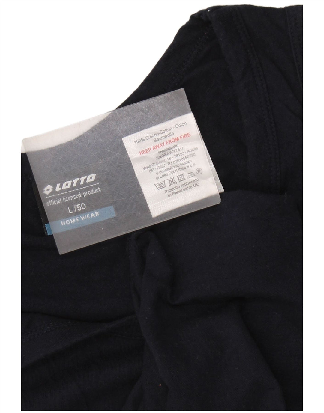 Lotto Herren-Top mit Grafik, groß, marineblau, Baumwolle