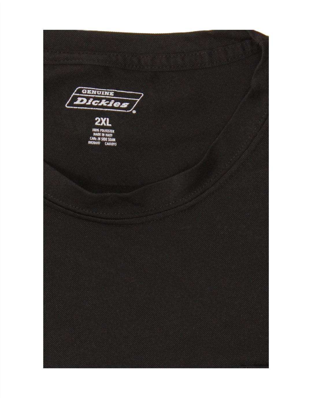 Dickies Herren T-Shirt Top 2XL Schwarz Polyester