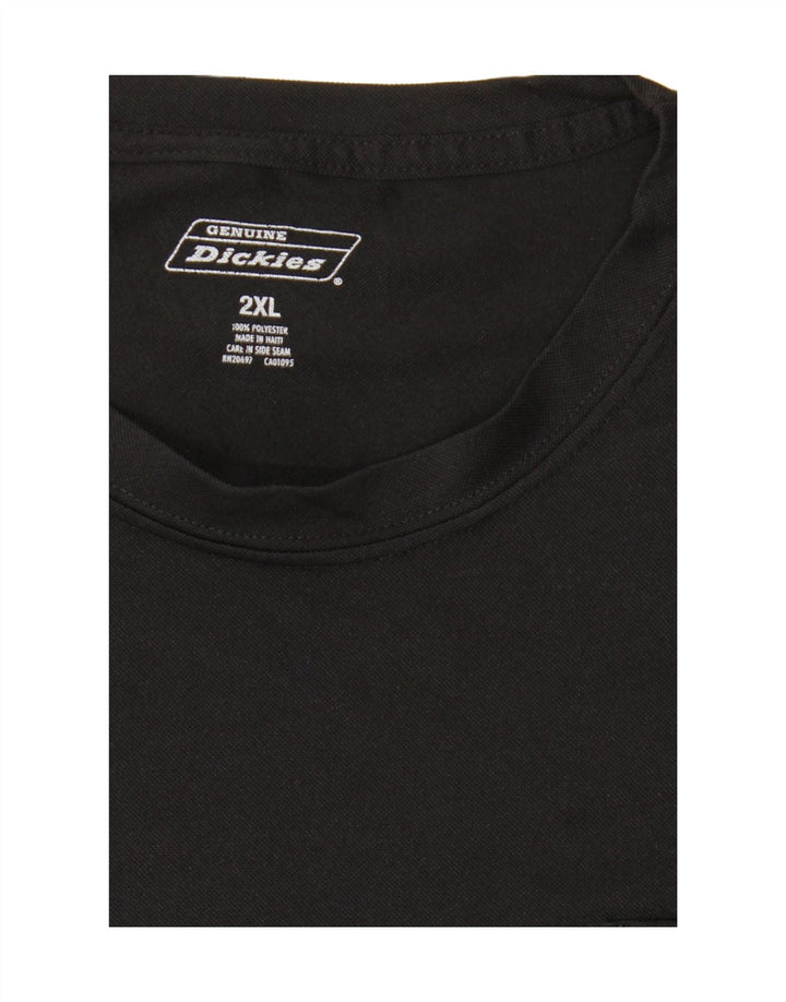 Dickies Herren T-Shirt Top 2XL Schwarz Polyester