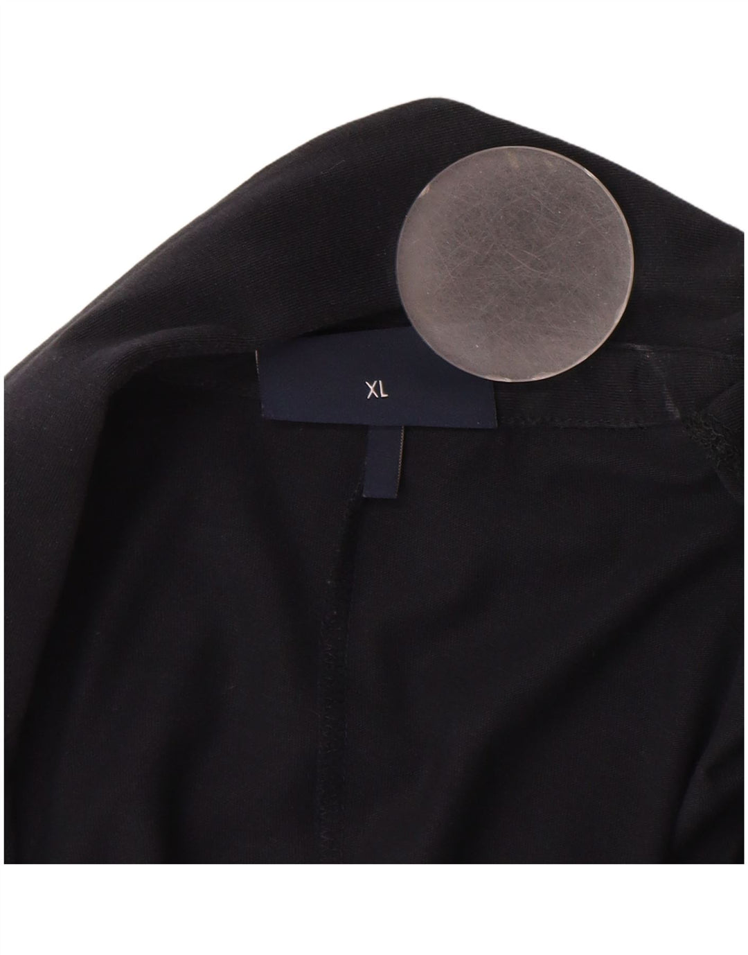 Armani Jeans Damen 2-Knopf-Blazerjacke UK 18 XL Marineblaue Baumwolle
