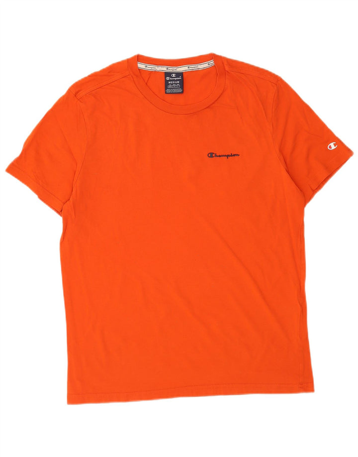 Champion Herren T-Shirt Top Mittelorange Baumwolle