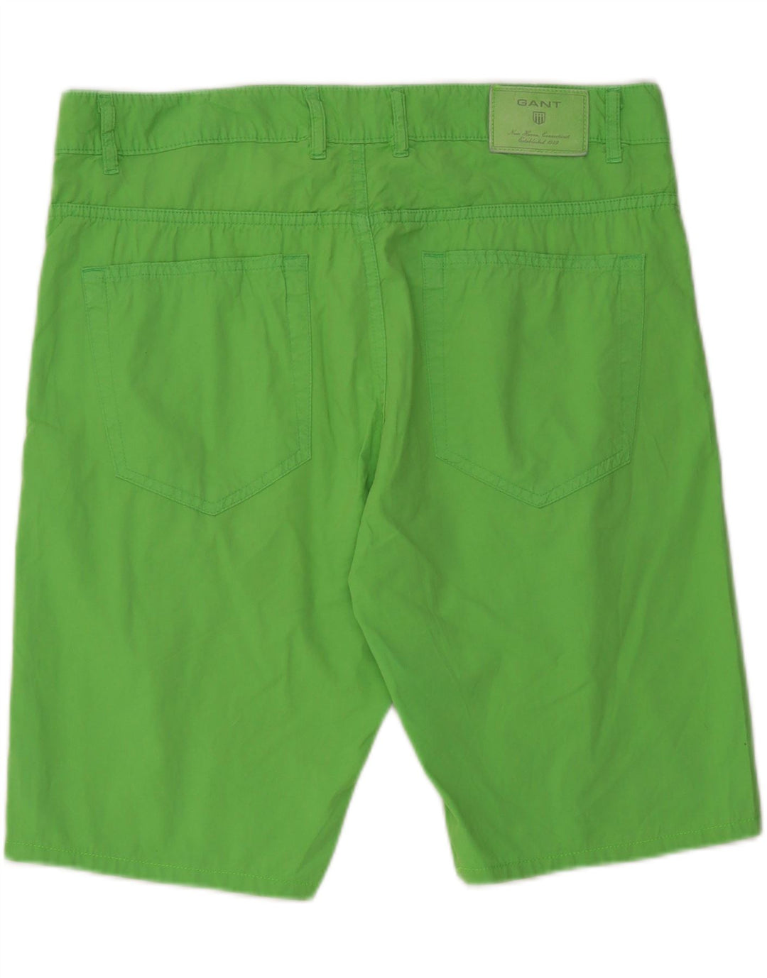 GANT Herren Tyler Regular Fit Casual Shorts W36 Large Grüne Baumwolle