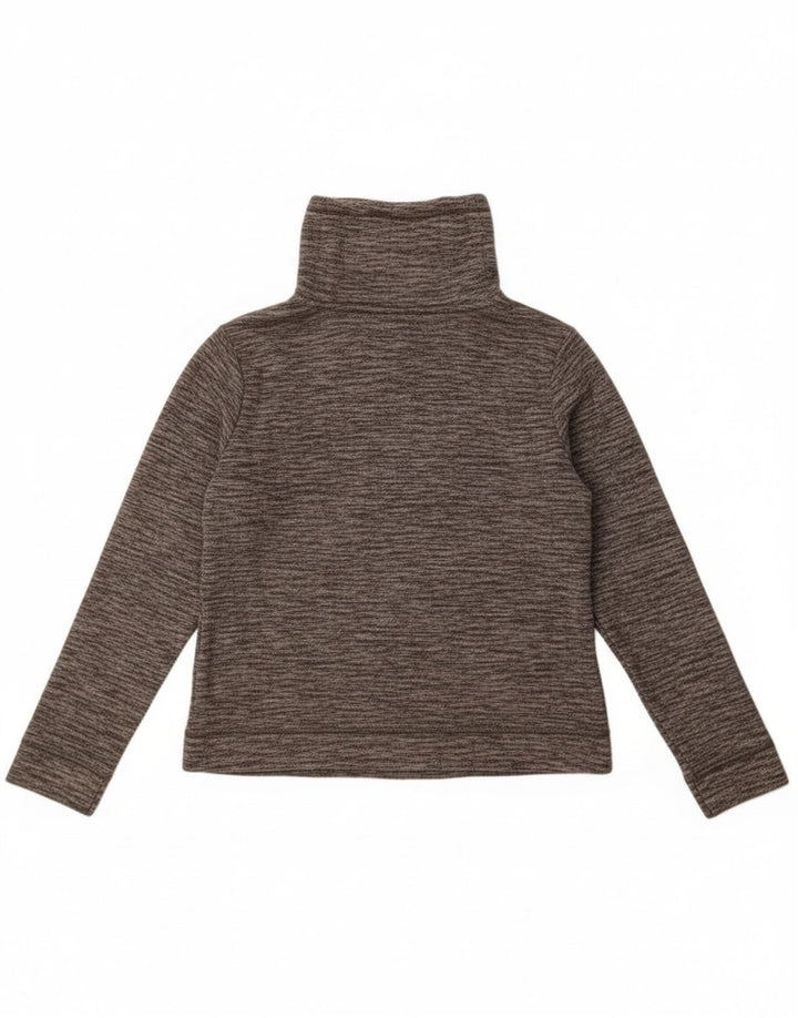 Calvin Klein Damen Performance Fleecejacke UK 10 Small Grau meliert