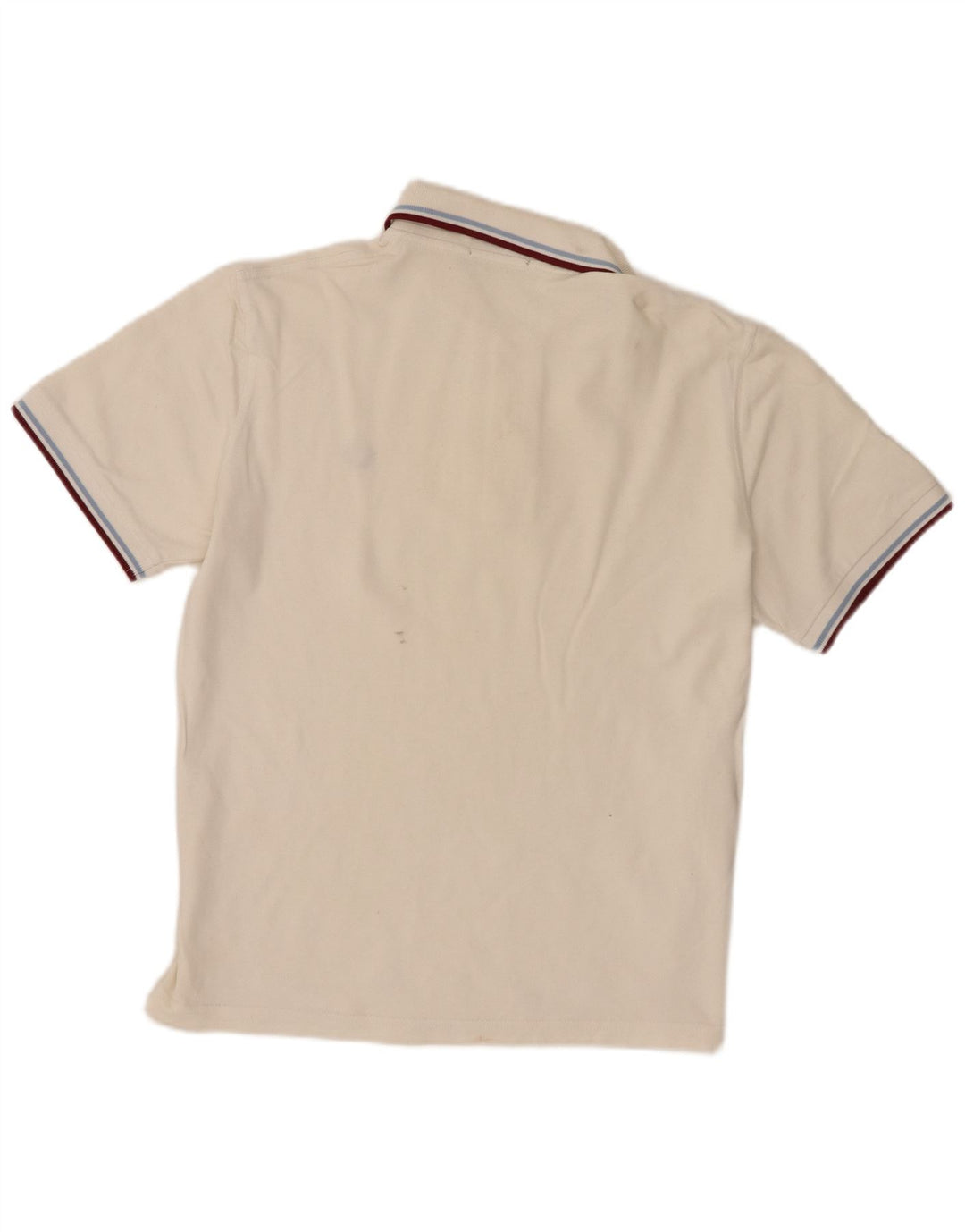 Fred Perry Herren-Poloshirt, große weiße Baumwolle