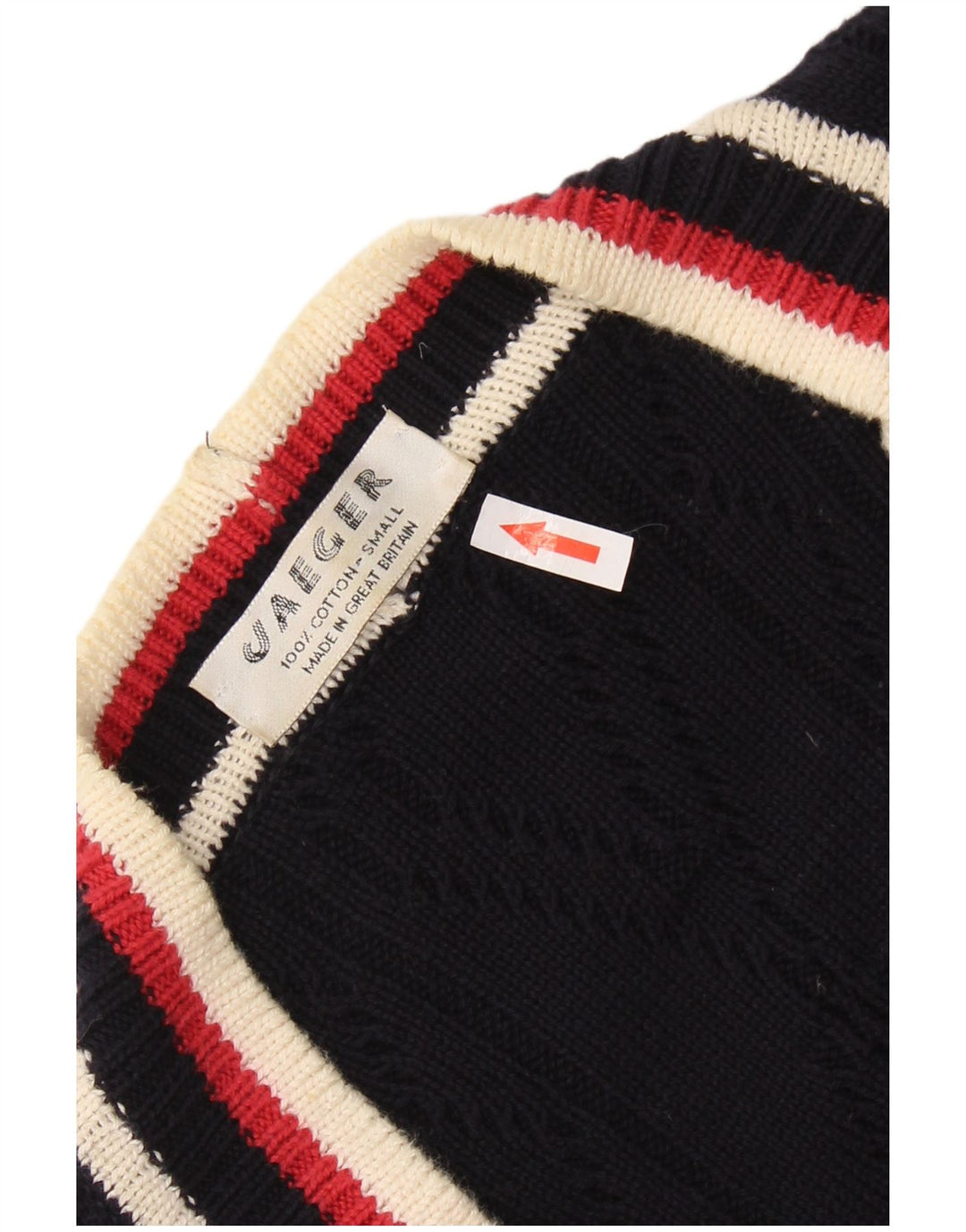 JAEGER Damen-Strickjacke in Übergröße, Gr. 10, Größe S, Marineblau, Farbblock