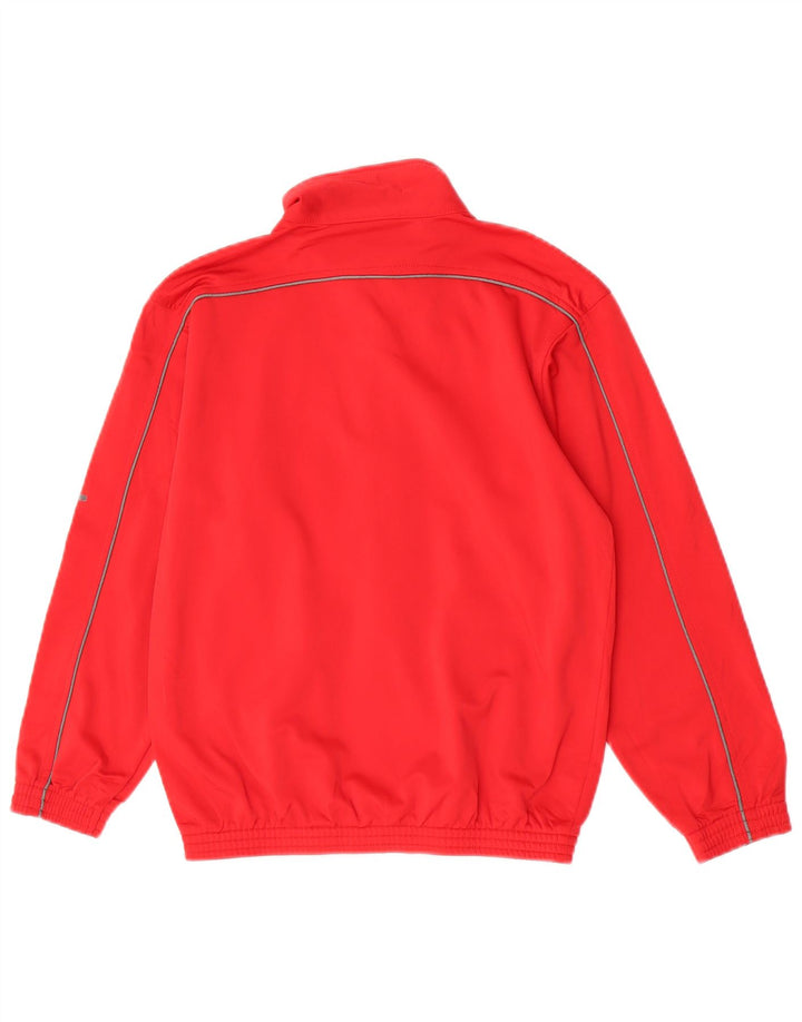 Champion Jungen-Trainingsanzugoberteil mit Grafik, 11–12 Jahre, rotes Polyester
