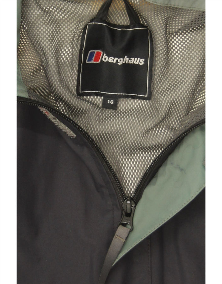 Berghaus Damen Regenjacke mit Kapuze UK 16 Large Marineblau Polyamid