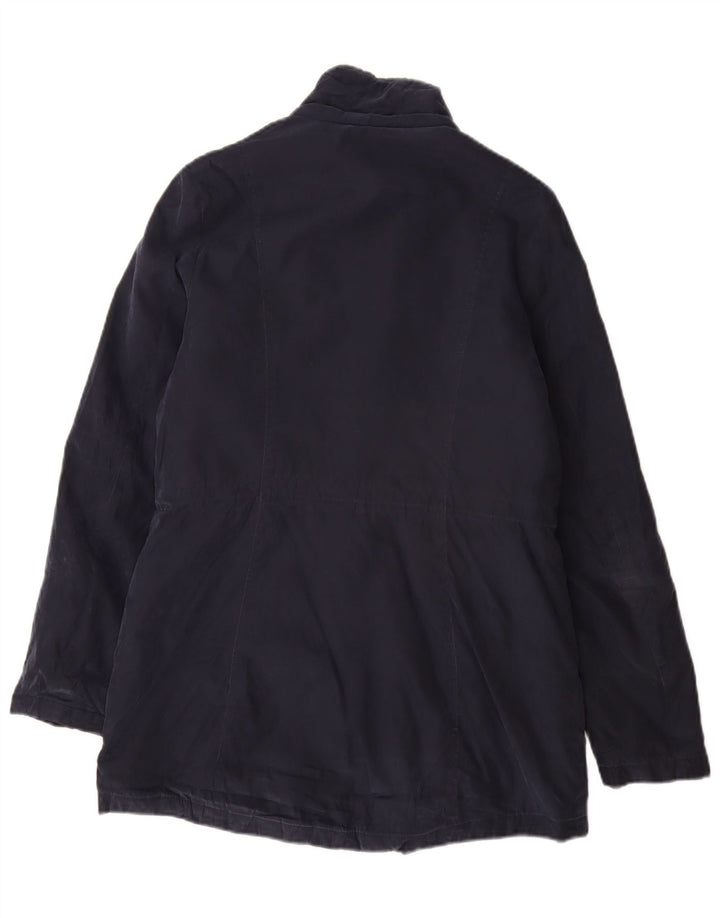 Nautica Womens Sherpa Jacke UK 10 Small Marineblau Polyester
