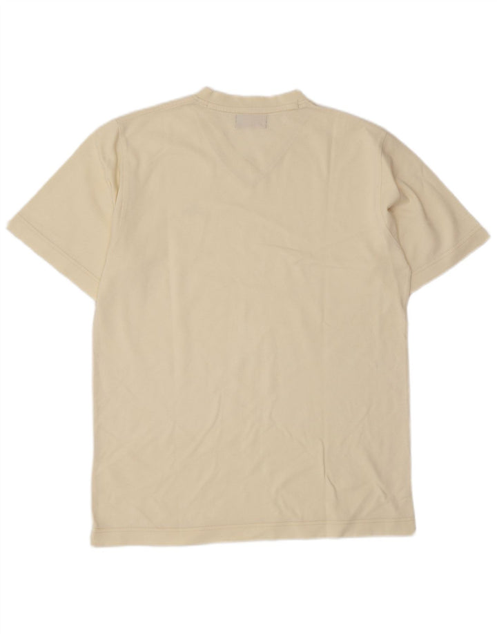 Kappa Herren T-Shirt Top Small Off White