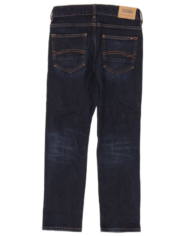 Tommy Hilfiger Straight Jeans für Jungen, 9–10 Jahre, W26 L25, marineblaue Baumwolle