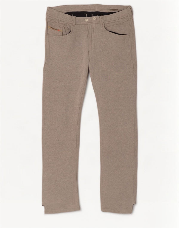 Diesel Mens Straight Casual Trousers Large W34 L34 Grey
