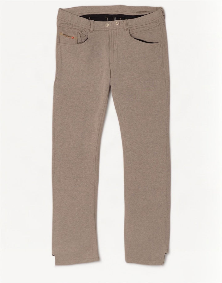 Diesel Gerade Herren-Freizeithose, Größe L, W34, L34, Grau