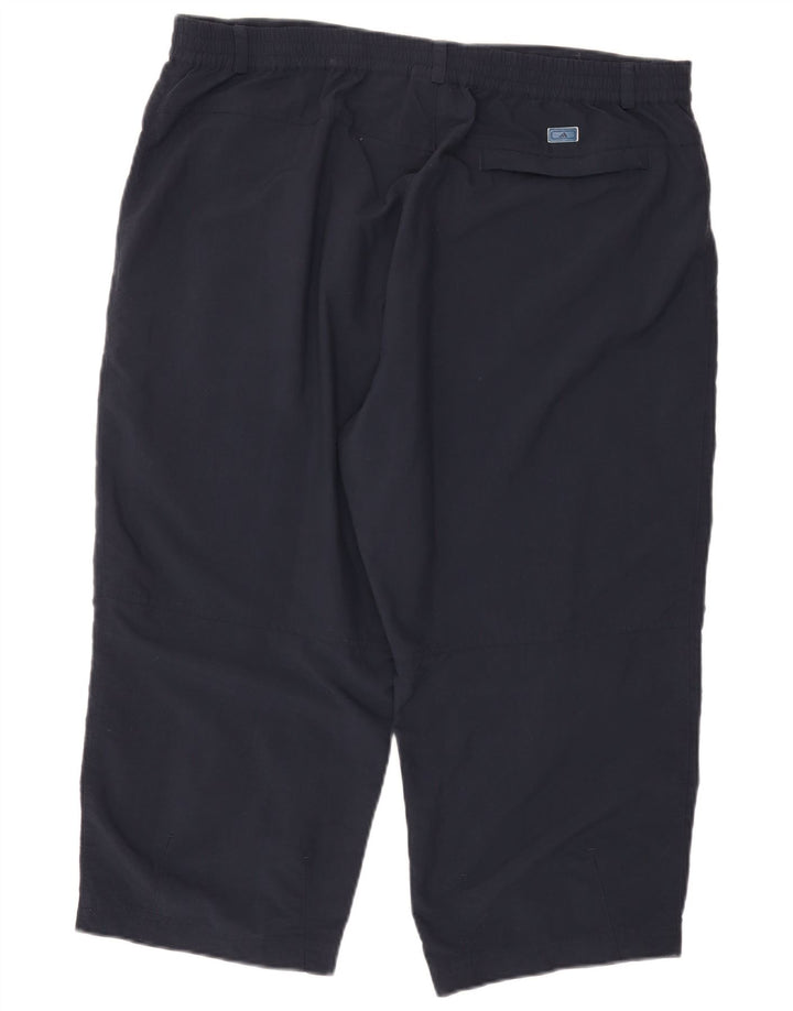 ADIDAS Gerade Capri-Hose für Herren, W40, L21, Marineblau, Polyamid