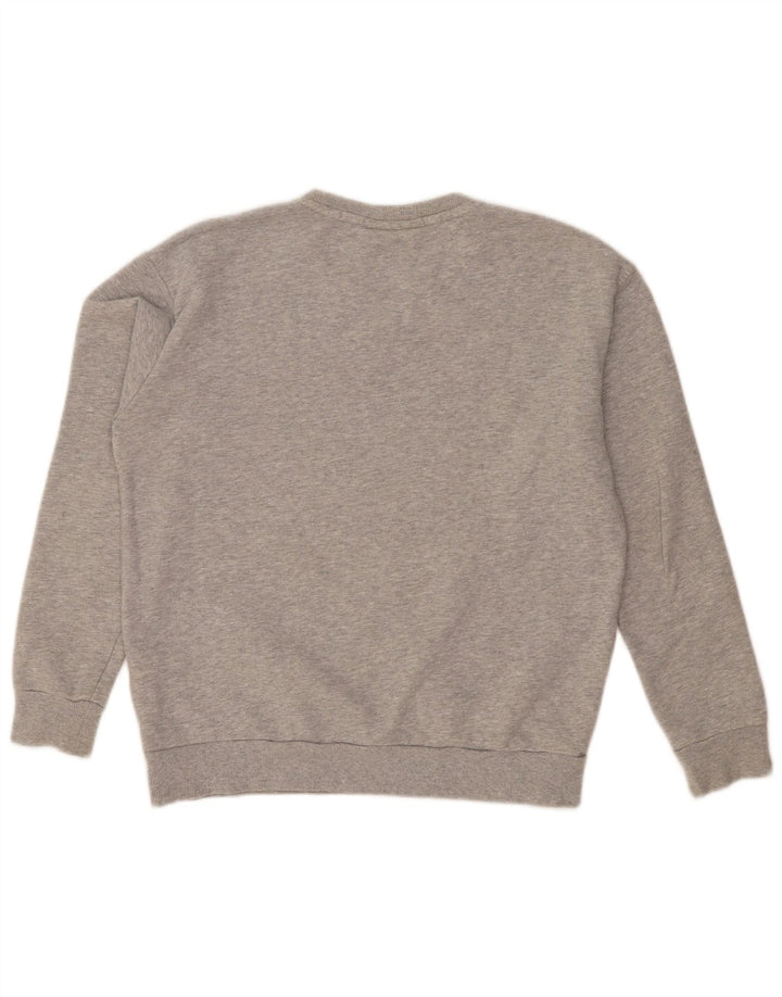 FILA Herren-Sweatshirt mit lockerer Passform, XS, graue Baumwolle