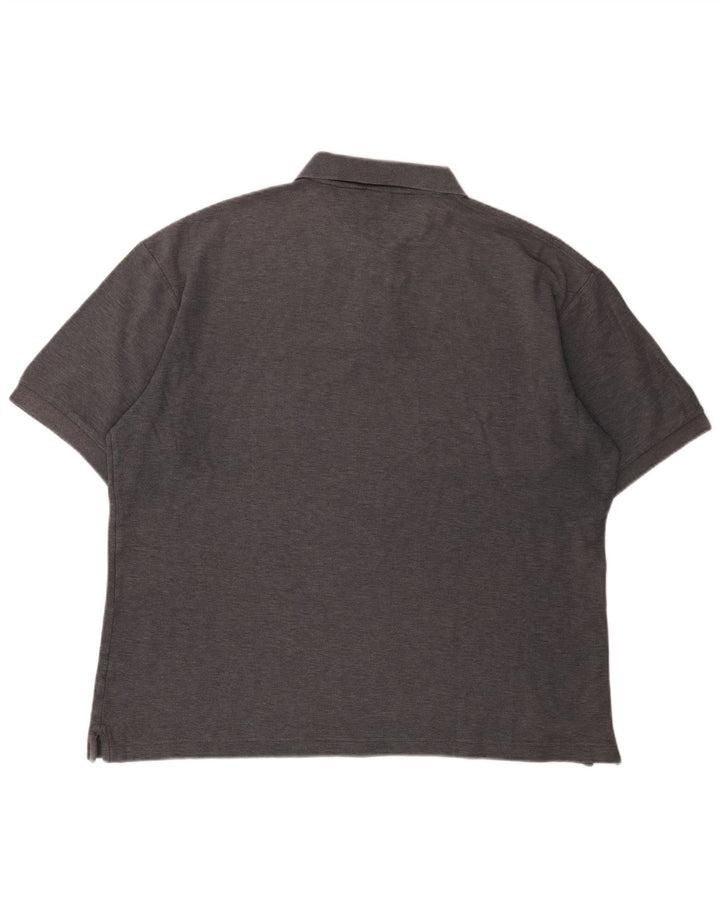 Fila Herren Poloshirt IT 56 XL Grau meliert Baumwolle