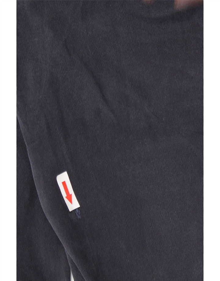 Blauer Slim Chino-Hose für Herren, W32, L34, marineblaue Baumwolle