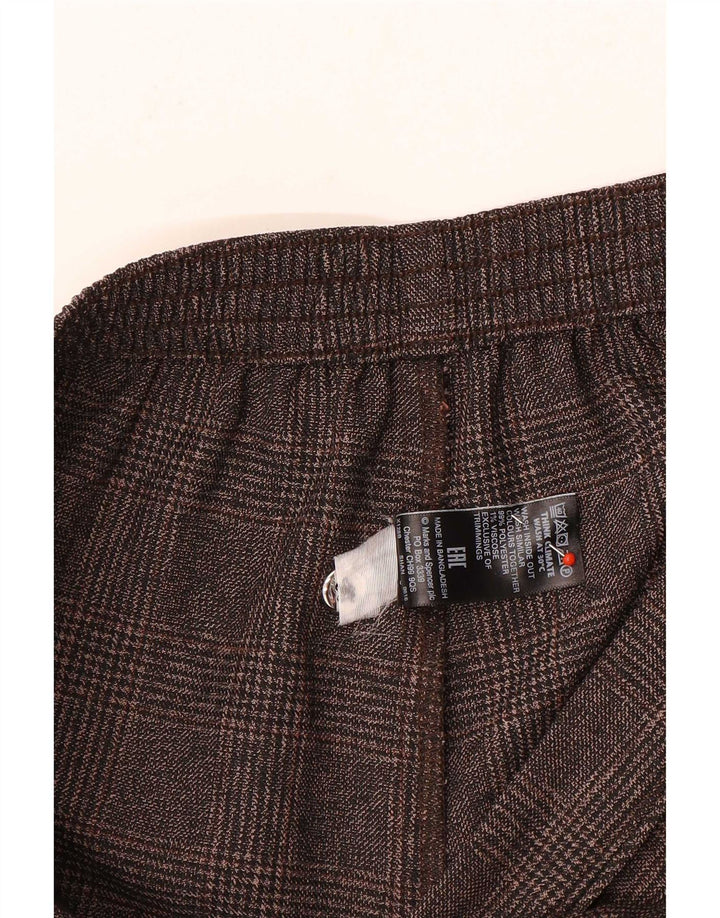 Marks & Spencer Damen-Hose, kurz geschnitten, UK 12, M, W28, L24, Grau