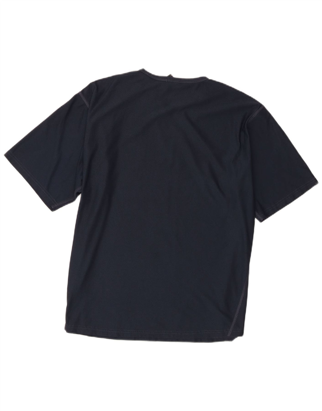 Nike Herren T-Shirt Top UK 42/44 Large Marineblau Polyester