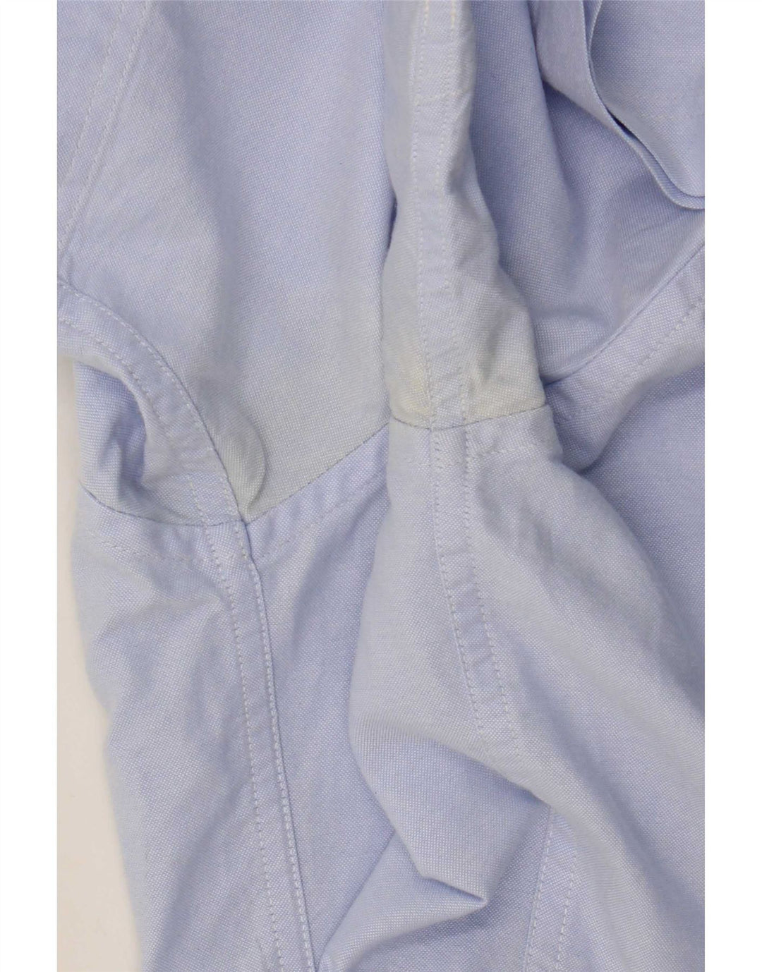 Gant Herren-Hemd, kurzärmelig, normale Passform, Größe 39, mittelblaue Baumwolle