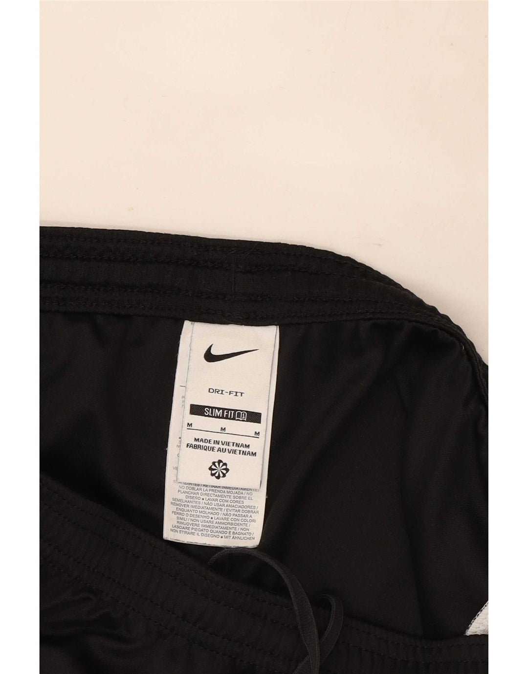 Nike Herren Dri Fit Slim Fit Sportshorts Mittelschwarzes Colourblock-Polyester