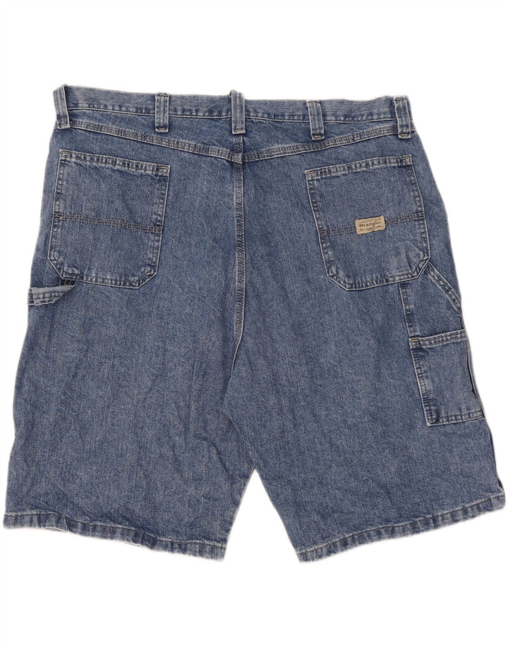 WRANGLER Herren Cargo Denim Shorts W42 2XL Blaue Baumwolle
