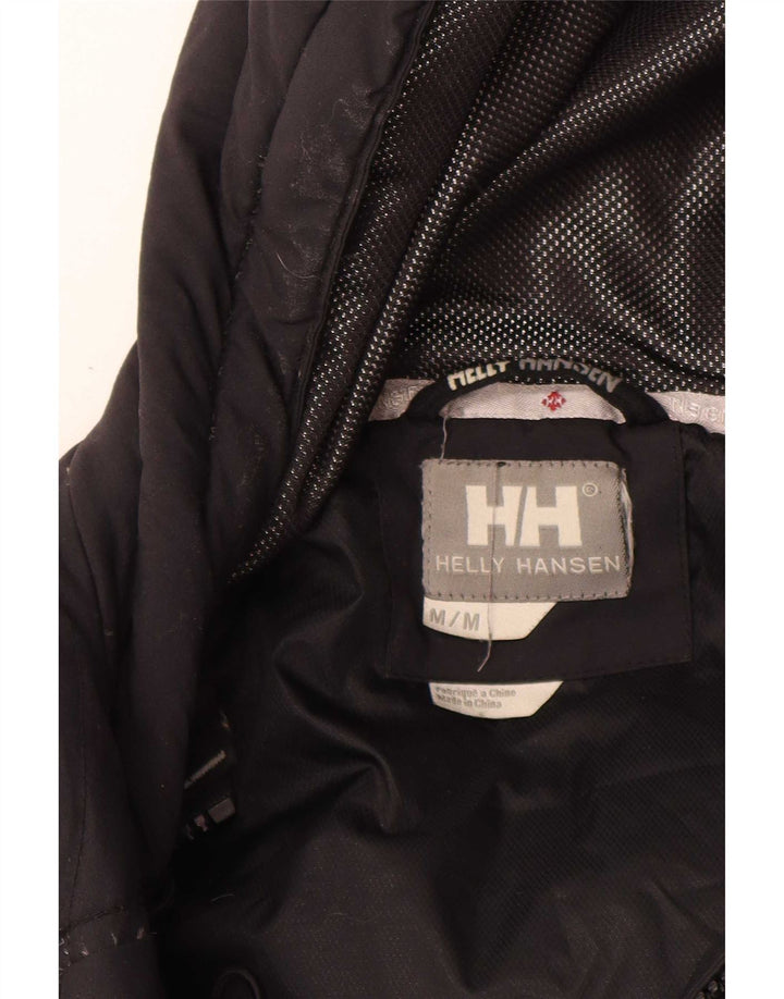 Helly Hansen Wattierte Damenjacke mit Kapuze, UK 14, Mittelschwarzes Nylon