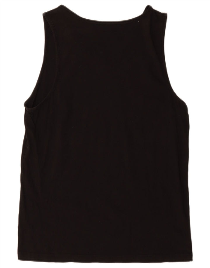 Puma Herren Graphic Vest Top Mittelschwarze Baumwolle