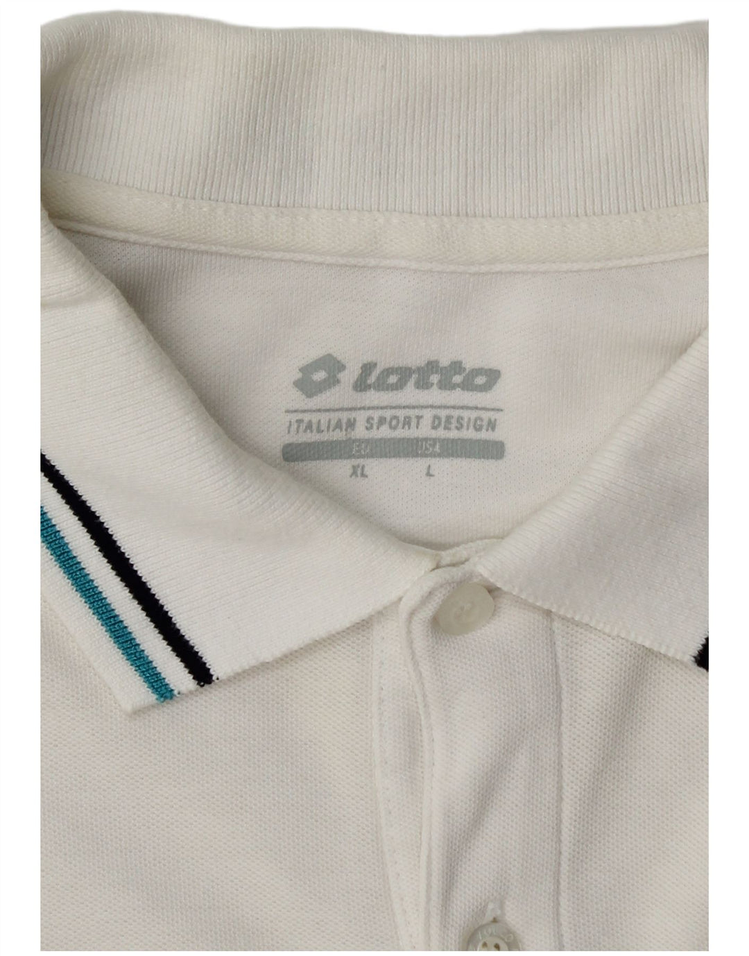 Lotto Herren-Poloshirt, Größe L, Weiß