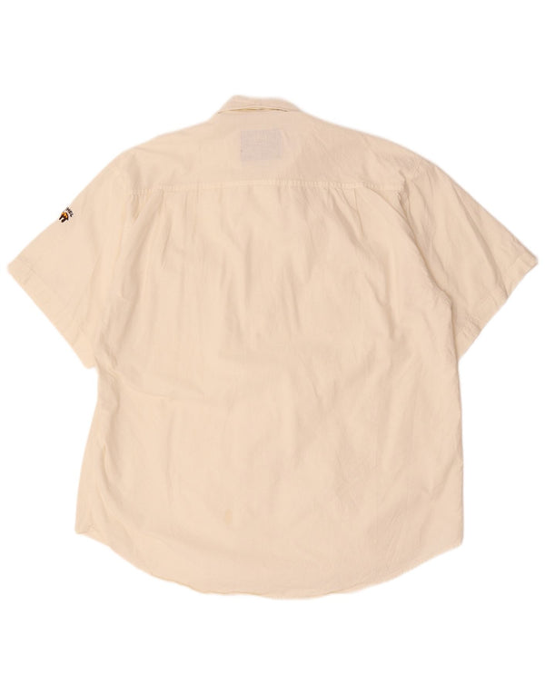 Camel Active Herren Kurzarm-Militärhemd XL Weiß