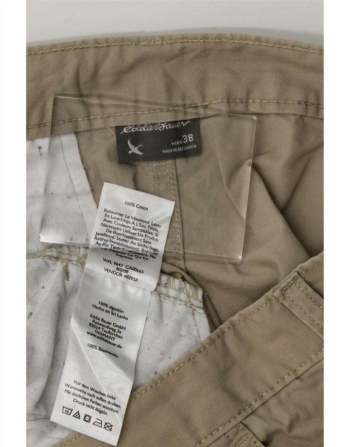 EDDIE BAUER Mens Chino Shorts XL W38  Beige Cotton Vintage Eddie Bauer and Second-Hand Eddie Bauer from Messina Hembry 
